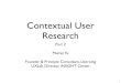 Contextual user research handout part 2