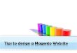 Tips to design a magento website