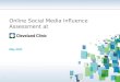 Cleveland Clinic Social Media Influence Assessment May2011