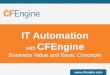 IT Automation With CFEngine - Business Value and Basic Concepts