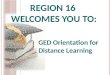 GED Online Student Orientation #3