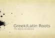 All 80 greek roots