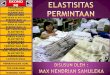 Elastisitas permintaan (elasticity of demand)