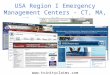 USA Region I Emergency Management Centers - CT, MA, ME, NH, RI and VT