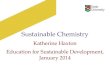 Sustainable Chemistry Keele January 2014