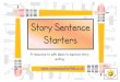 Story sentence starters