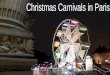 Christmas carnivals in paris
