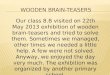 Wooden brain teasers