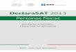 Guía de uso para DeclaraSAT 2013