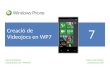 Creació de videojocs en Windows Phone 7 - UPV (EPSEVG)