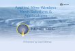 Applied Mine Wireless Mesh Solutions & Applications V0.4