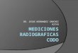 Mediciones radiograficas codo