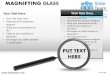 Magnifying glass powerpoint ppt templates