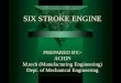 SIX STROKE INTERNAL COMBUSTION ENGINE