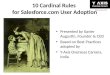 The 10 Cardinal Rules for Salesforce Adoption