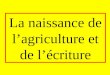 Agriculture Ecriture 2008