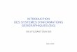 Introduction des systèmes d'information géographiques (SIG)