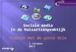 Workshop beginnen met sociale media in de huisartsenpraktijk