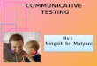 Communicative  Testing