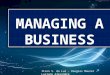 Managing a business   ingles