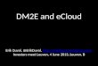 DM2E and eCloud