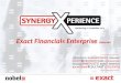 Exact Financials en Synergy Enterprise | Synergy Xperience '13