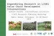 Engendering research in LIVES value chain development interventions