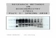 Research Methods in Biochemistry (Spring).doc