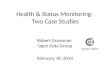Health & Status Monitoring (2010-v8)
