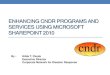 CNDR for MS Sharepoint by Ms. Hilda Cleofe