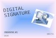 Digital signature 3