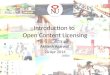 Introduction to Open content licensing