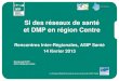 2013-02-14 ASIP Santé RIR "Système d’information des réseaux de santé et DMP : démarche menée par la région Centre"