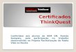 Certificados ThinkQuest