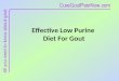 Effective Low Purine Diet For Gout