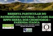 Reserva particular do patrimônio natural   o caso da rppn serra dos criminosos – fazenda itaoca