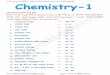 Intermediate chemistry part  01