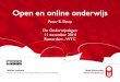 Een didactiek voor open en online onderwijs - Peter Sloep - OWD14