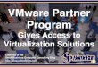 VMware Partner Program Gives Access to Virtualization Solutions (Slides)