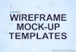 Wireframe and Mockup Templates by Creately