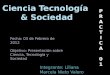 Ciencia, Tecnologia y Sociedad