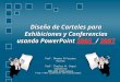 Cartel con PowerPoint 2003 y 2007 ENFE-4075