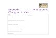 Book report organizer