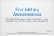 Peer Editing Overview Presentation