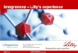 Integranova – lilly’s experience
