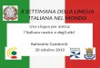X Settimana della Lingua Italiana nel Mondo