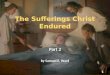 The sufferings christ endured   2