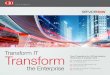 201305 CIO-transform it - transform the enterprise