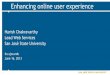 Enhancing online user experience