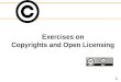 Exercises Open Licensing